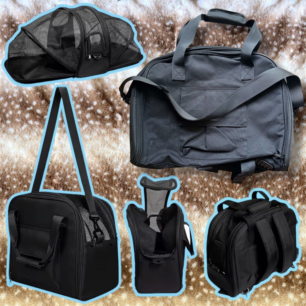 New expandable pet backpack carrier cat dog travel backpack foldable 3 in 1